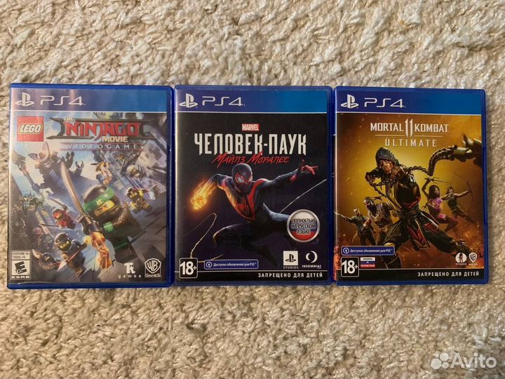 Диски PS4 MK11 Ultimate / lego ninjago / Майлз Мор