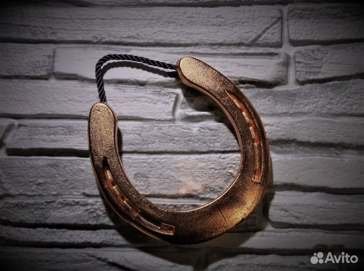 Подкова медная подарок на счастье