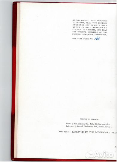 Лукомский. Charles Cameron. Подписанный экземпляр