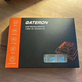 Свитчи gateron lowprofile blue 2.0 35шт