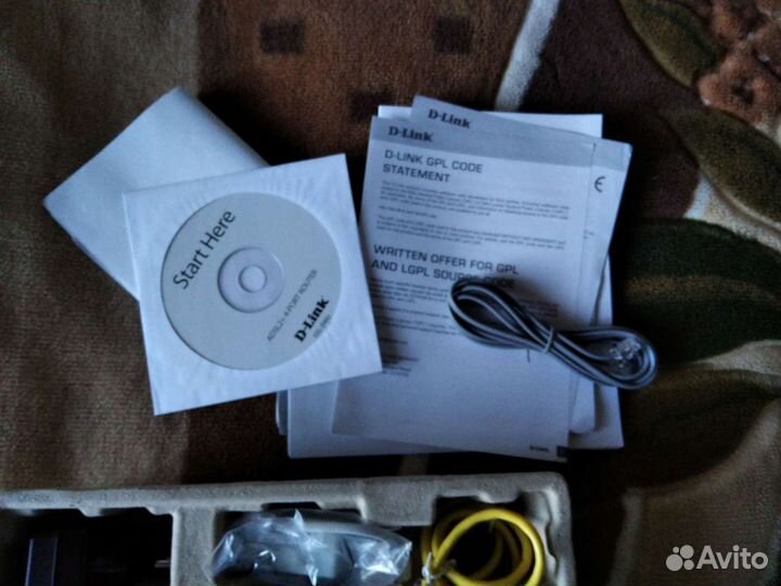 Маршрутизатор модем adsl2+ D-Link DSL-2540U