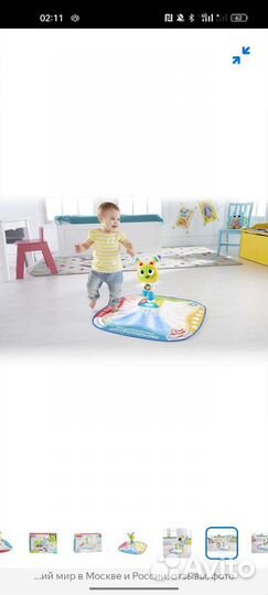 Музыкальный коврик fisher-price 