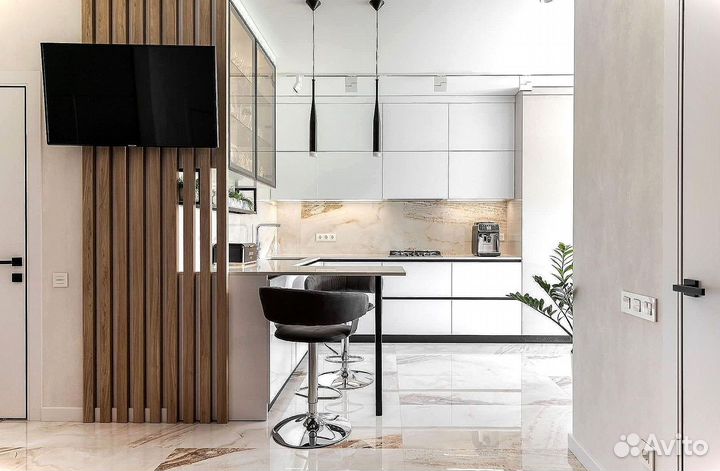 Кухня до потолка