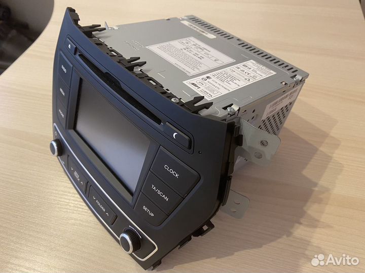 Штатное головное устройство hyundai santa fe 3