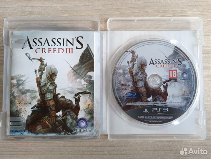 Диск Assassin's creed III PS3