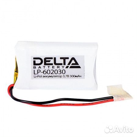 Акб (300mAh/3.7В) delta LP-602030