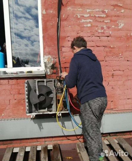 Заправка сплит систем.Ремонт