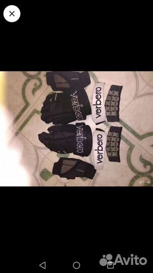 Хоккейные перчатки verbero dextra lll размер 14