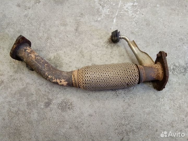 Приемная труба (гофра) Хендай Солярис,Киа Рио 3