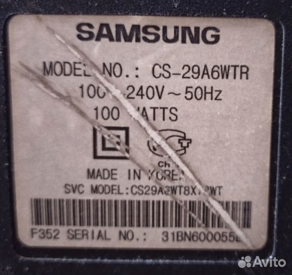 Телевизор samsung plano 29