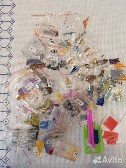 Кристаллы от мозаики (остатки)