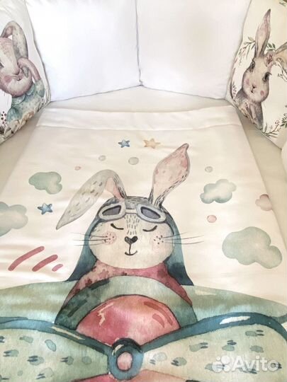 Бортики в кроватку новые