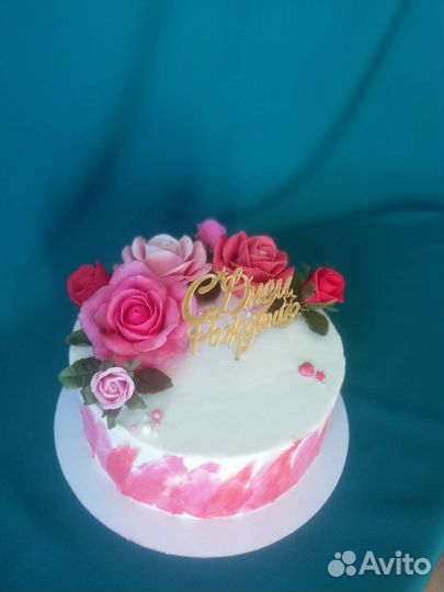 Торты домашние на заказ Шоколадные цветы Москва