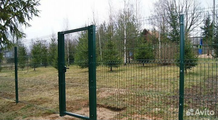 Забор металлический,ворота, калитки быстро