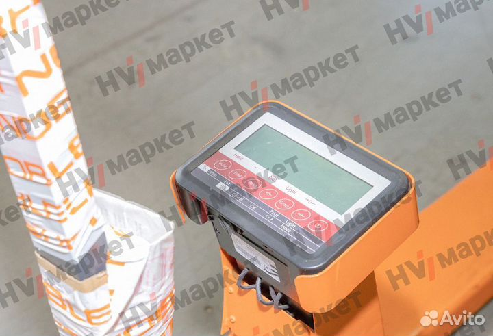 Гидравлическая тележка (рохля) HPT20S с весами