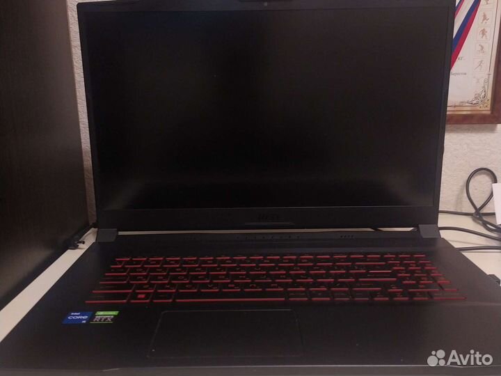 Игровой ноутбук msi katana
