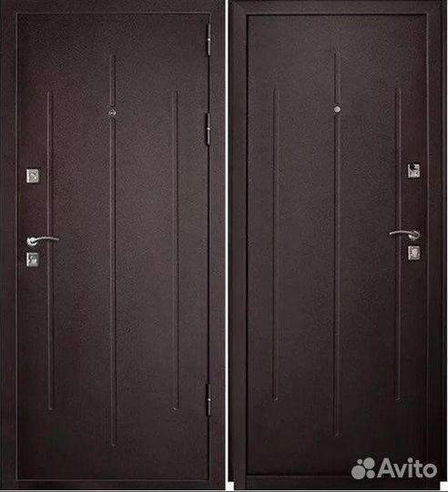 Двери входные стальные металлические