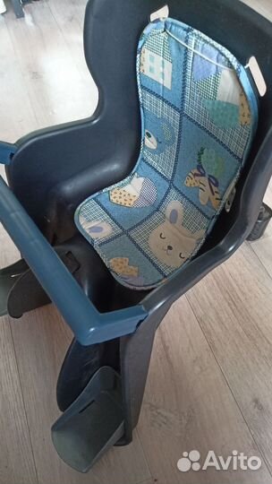 Детское кресло на велосипед переднее