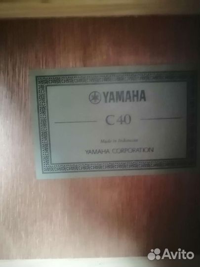 Гитара yamaha c40