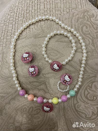 Детская бижутерия hello kitty
