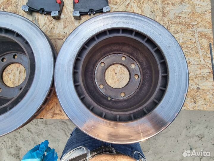 Тормозные диски на porsche cayenne turbo