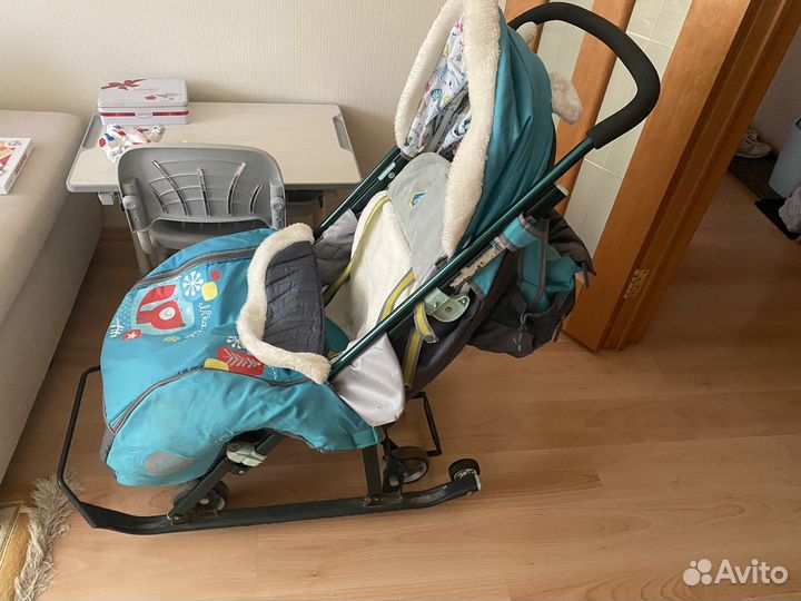 Санки коляска nika