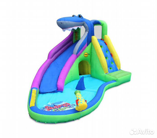 Надувной батут Happy Hop Акула 9417N