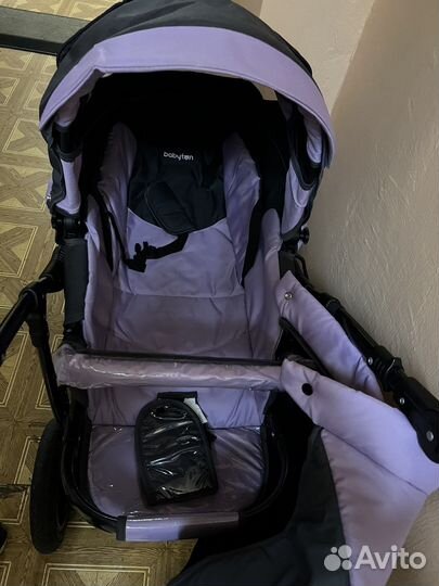 Коляска 2 в 1 babyton rocky purple