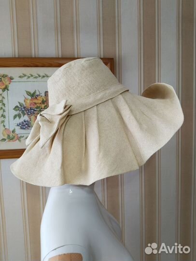 Соломенная шляпка р-р 57