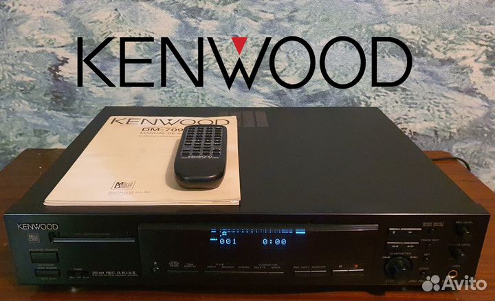 Kenwood DM-7090 топовый Минидиск рекордер 20Bit