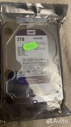 Жесткий диск WD20purz 2тб
