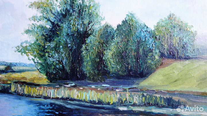 Картина маслом на холсте пейзаж