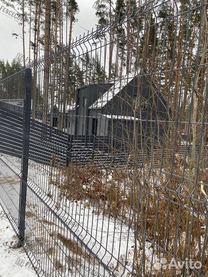 Забор из сетки 3D Гиттер 5 мм. 1.5 метра под ключ