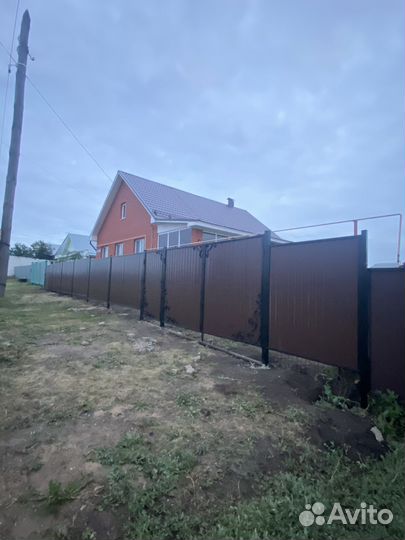 Заборы из профнастила под ключ