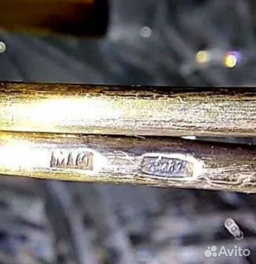 Хрустальная ладья с серебряной ручкой 875пр