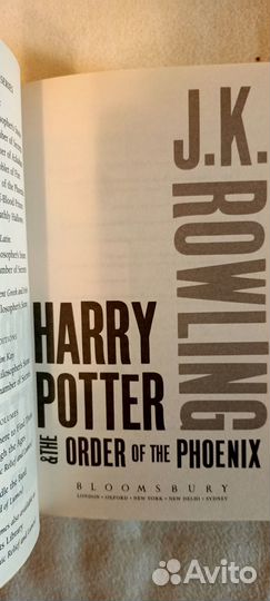 Rowling Harry Potter & order of phoenix