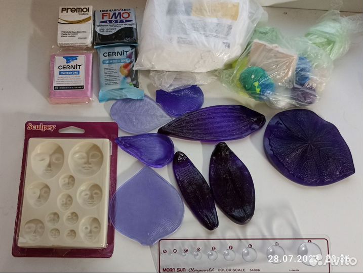 Полимерная глина и молды бесплатно