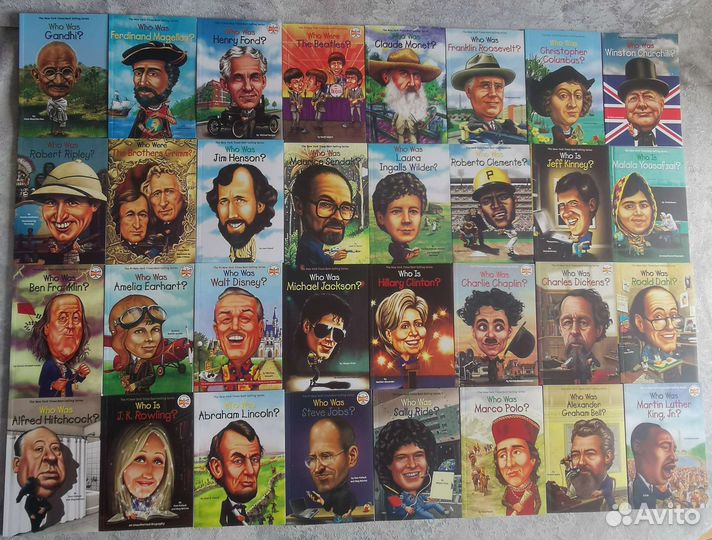 Серия из 160 книг на английском : Who was