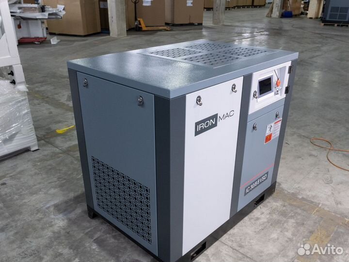 Компрессор винтовой 30/15 vsd Ironmac. Защита IP13