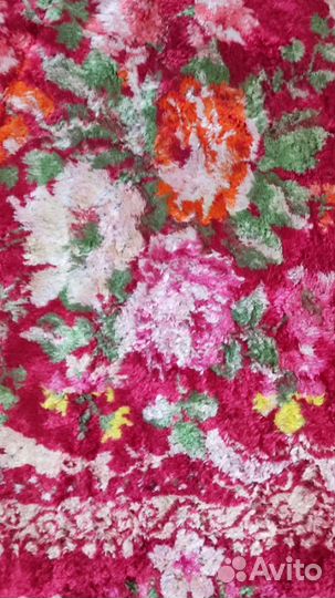 Старинное бархатная скатерть диван -дека