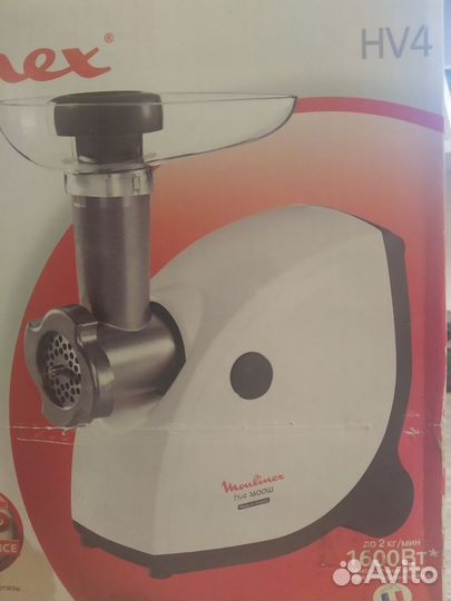 Мясорубка электрическая moulinex