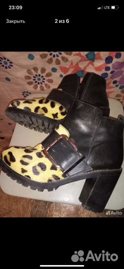 Ботинки ASOS кожаные