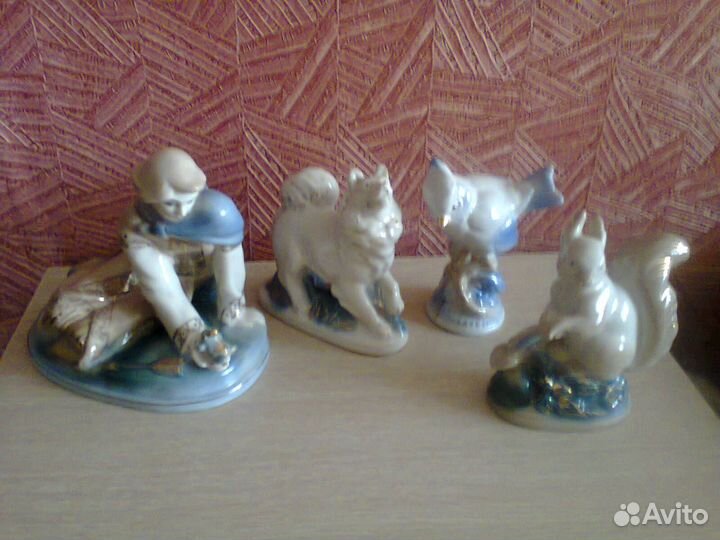 Гжель статуэтки СССР