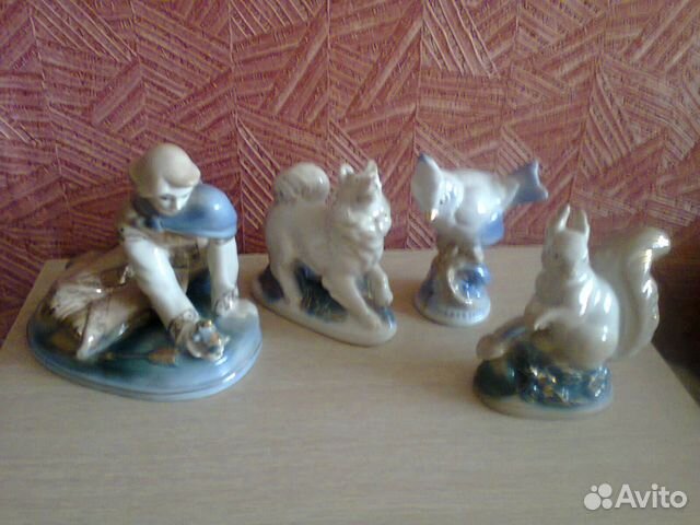 Гжель статуэтки СССР