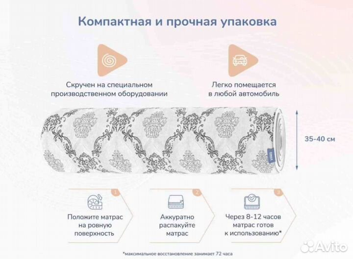 Матрас Базилик Фреш кокос 120х200