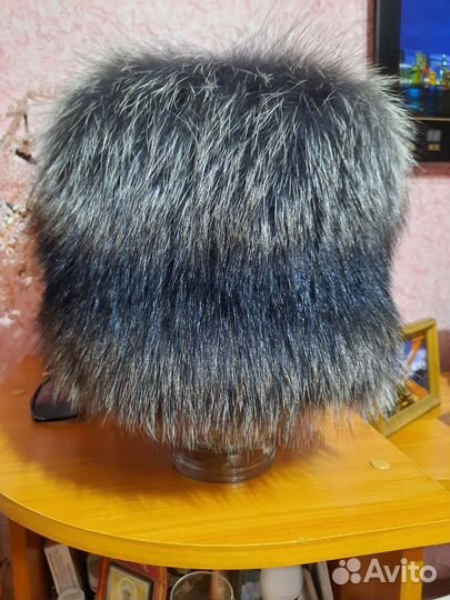 Шапка женская чернобурка