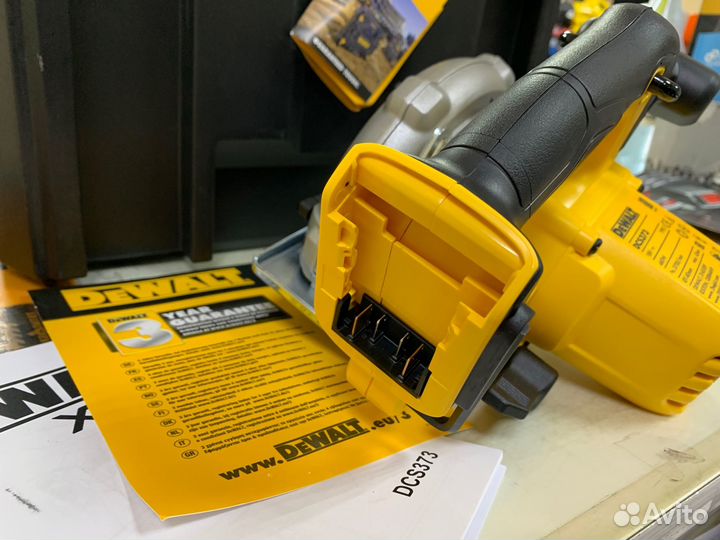 Дисковая пила по металлу dewalt DCS373NT (18В)
