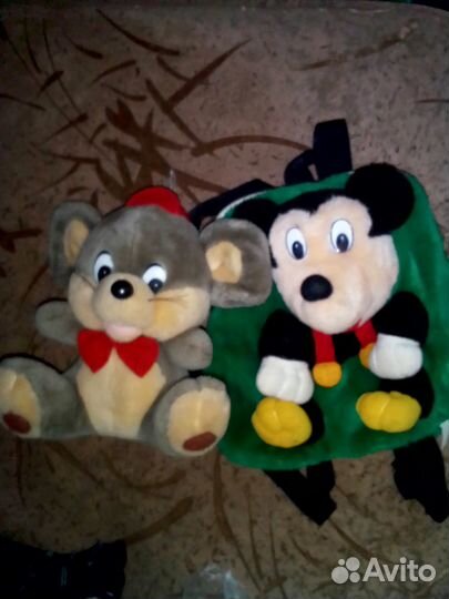 Игрушки детства Джерри и Микки Маус рюкзачок