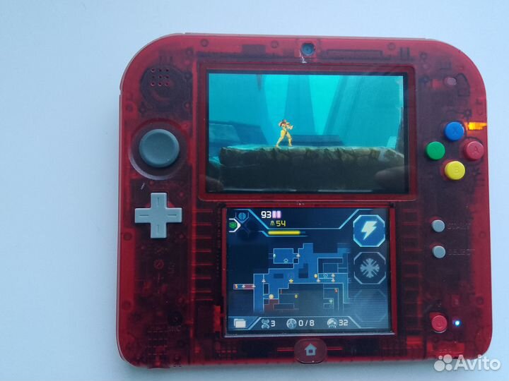 Nintendo 2DS Console Clear Red Edition