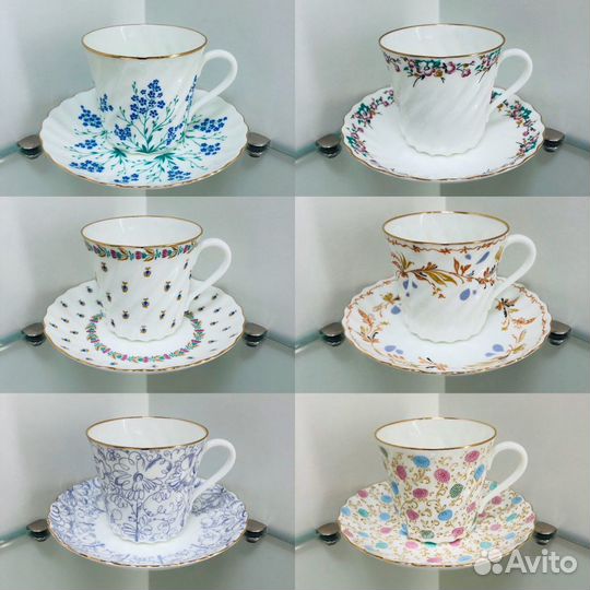 Чашка с блюдцем императорский фарфор ифз/лфз